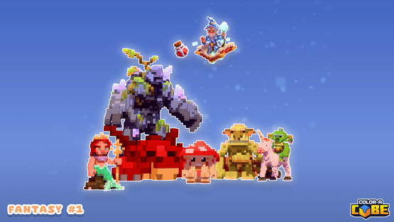 Color-A-Cube: Fantasy Pack #1 Screenshot