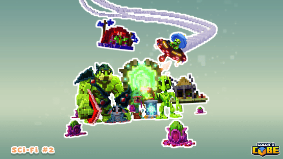 Color-A-Cube: Scifi Pack #2 Screenshot