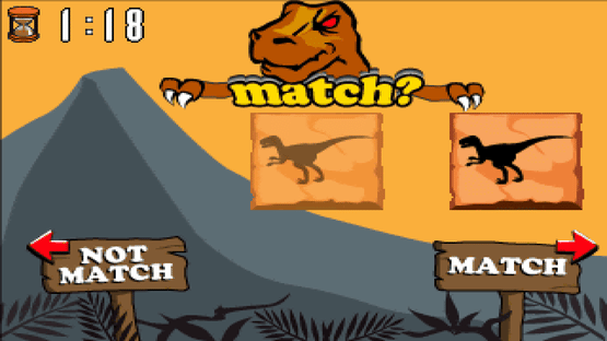 T-Rex Memory Match Screenshot