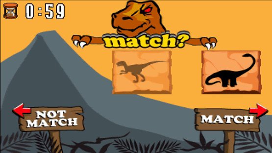 T-Rex Memory Match Screenshot