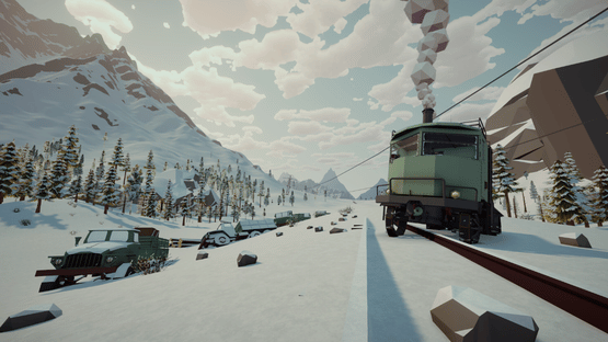 Snow Steam Trail Screenshot