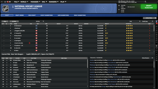 Franchise Hockey Manager 12 Screenshot