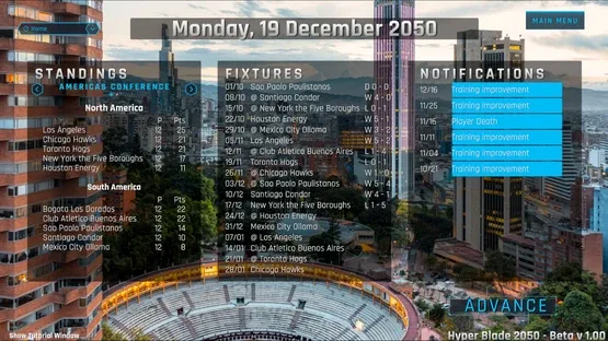 HyperBlade 2050: Dystopian Sports Manager screenshot 7