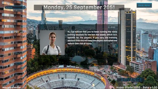 HyperBlade 2050: Dystopian Sports Manager screenshot 5
