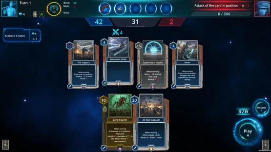 Galactic Deck Clash screenshot 1