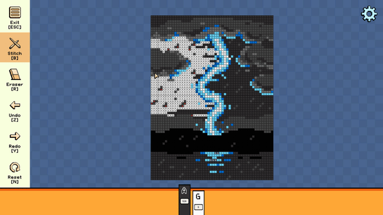 Pixel Cross Stitch Color by Number: Landscapes Pack 5 Screenshot