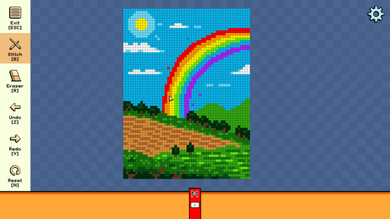 Pixel Cross Stitch Color by Number: Landscapes Pack 5 Screenshot