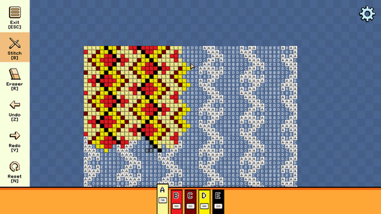 Pixel Cross Stitch: Color by Number - Simple Patterns Pack 5 Screenshot