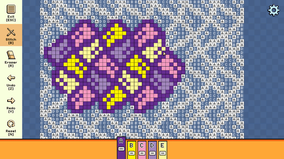 Pixel Cross Stitch: Color by Number - Simple Patterns Pack 5 Screenshot
