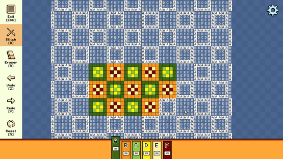 Pixel Cross Stitch: Color by Number - Simple Patterns Pack 5 Screenshot