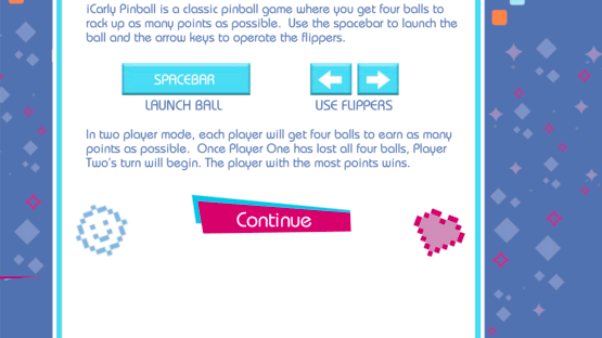 iCarly ipinball Screenshot