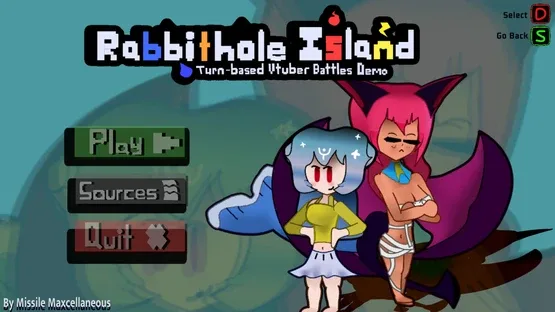 RabbitHole Island: Turn-based Vtuber Battles screenshot 1