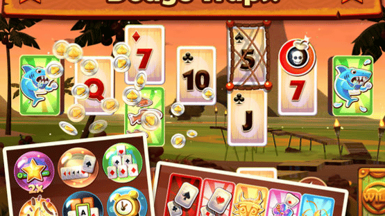 Tiki Solitaire TriPeaks Screenshot