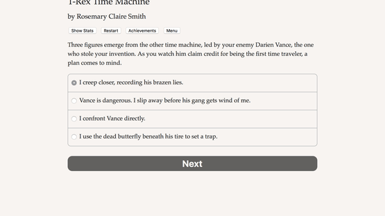 T-Rex Time Machine Screenshot