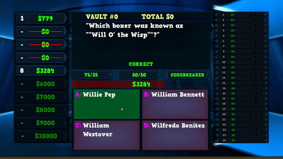Trivia Vault: Boxing Trivia Screenshot