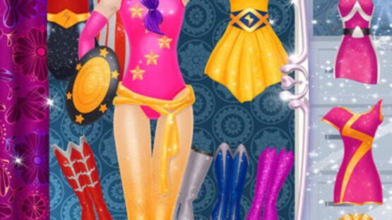 Superhero Girl Salon: Kids Makeup and Dressup Game screenshot