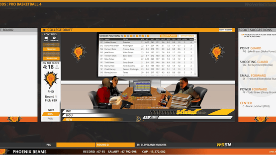 Draft Day Sports Pro Basketball 4 Screenshot