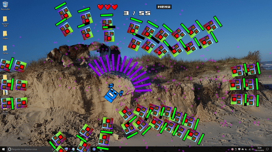 CPU Invaders Screenshot