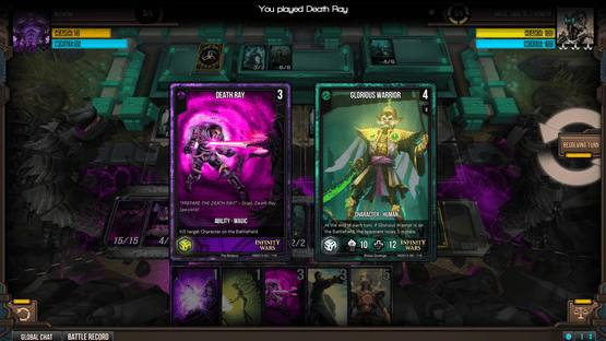 Infinity Wars: Animated Trading Card Game Screenshot