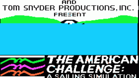 The American Challenge: A Sailing Simulation Screenshot