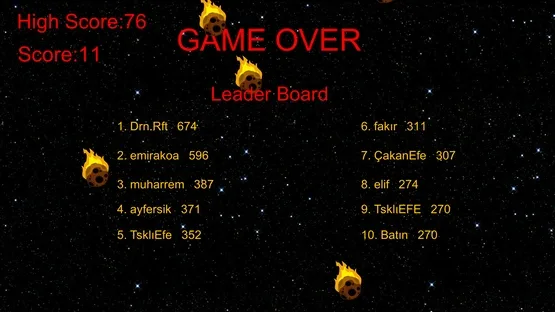 Meteor Shower screenshot 1