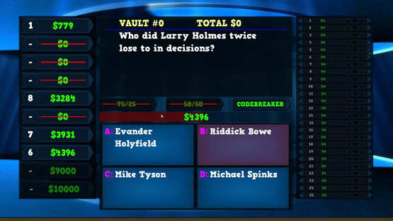 Trivia Vault: Boxing Trivia Screenshot