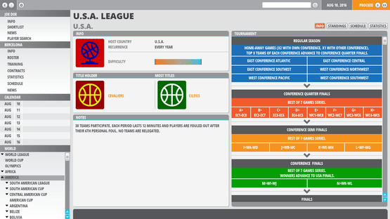 World Basketball Manager 2 Screenshot