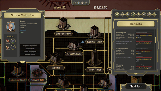 The Commission: Organized Crime Grand Strategy Screenshot