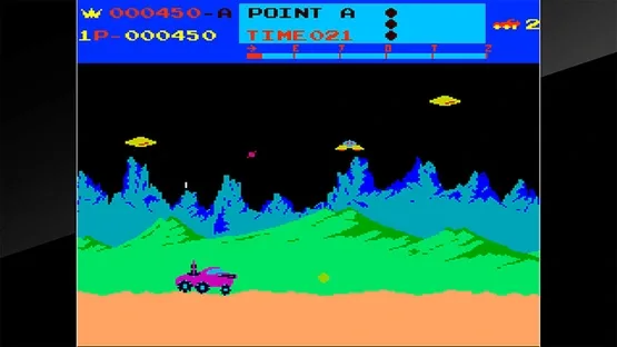 Arcade Archives: Moon Patrol gameplay screenshot 2