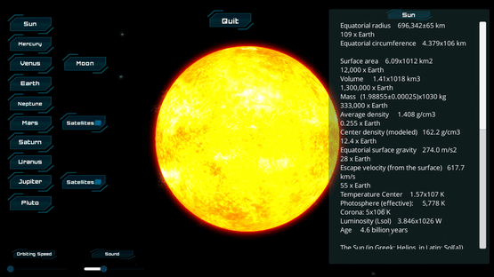 Solar System Screenshot