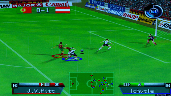 International Superstar Soccer '98 Screenshot