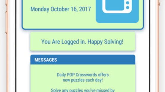 Daily POP Crosswords screenshot