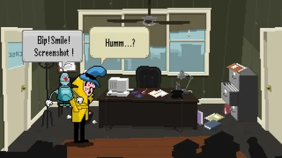 Detective Case and Clown Bot in: Murder in the Hotel Lisbon screenshot 5