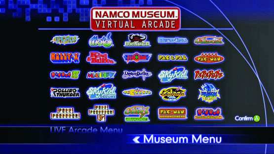 Namco Museum Virtual Arcade Screenshot