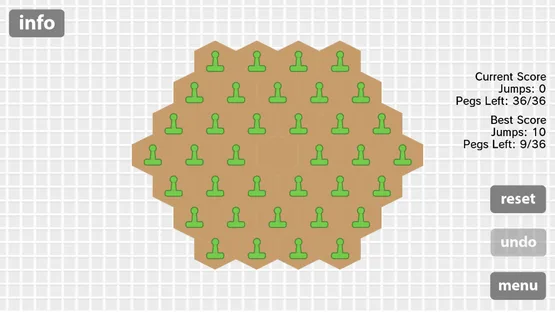 Peg Solitaire screenshot 2