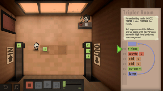 Human Resource Machine Screenshot