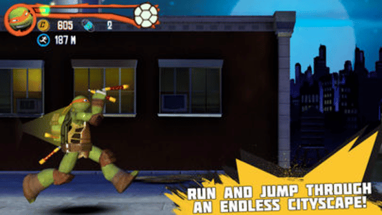 Teenage Mutant Ninja Turtles: Rooftop Run Screenshot