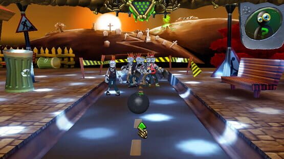 Képernyőkép erről: Zombie Bowl-O-Rama