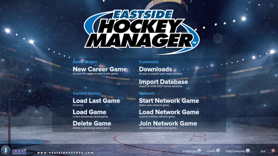 Eastside Hockey Manager Screenshot