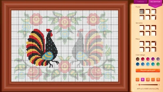 Cross-Stitch Puzzle screenshot 3