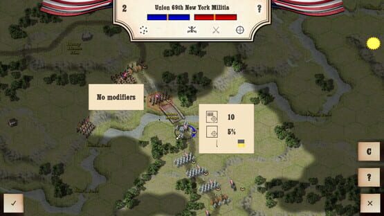Képernyőkép erről: Civil War: Bull Run 1861