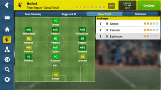 Football Manager Mobile 2018 Screenshot