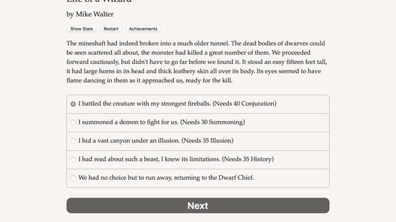 Life of a Wizard Screenshot