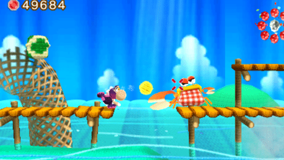 Poochy & Yoshi's Woolly World Screenshot