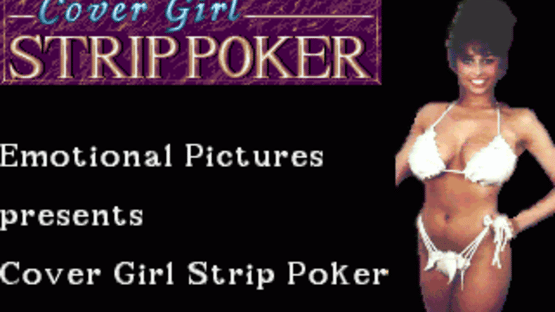 Cover Girl Strip Poker Screenshot