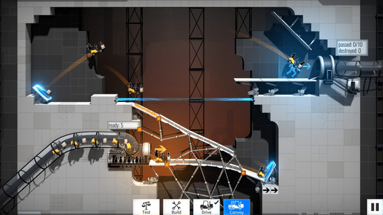 Bridge Constructor Portal Screenshot