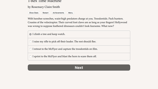 T-Rex Time Machine Screenshot