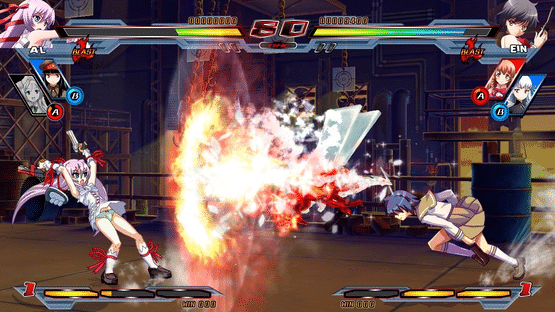 Nitroplus Blasterz: Heroines Infinite Duel Screenshot