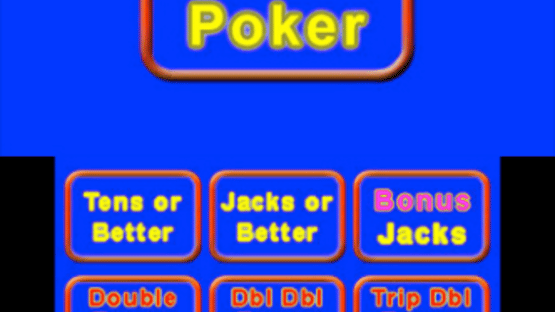 Plain Video Poker Screenshot