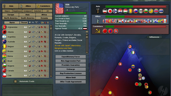 Hearts of Iron III Screenshot